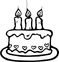 birthday coloring pages