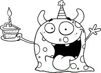 birthday coloring pages