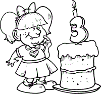 birthday coloring pages