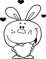 bunny coloring pages