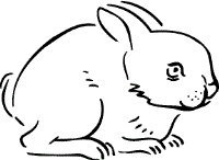 bunny coloring pages