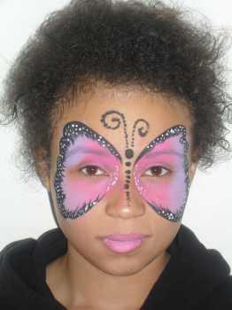 butterfly face painting