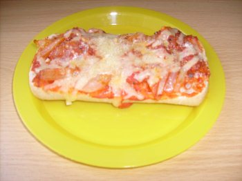 crusty bread pizza