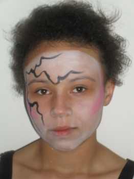 doll face painting