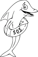 dolphin coloring pages