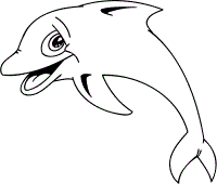 dolphin coloring pages