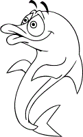 dolphin coloring pages