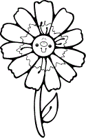 flower coloring pages