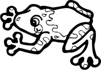 frog coloring pages