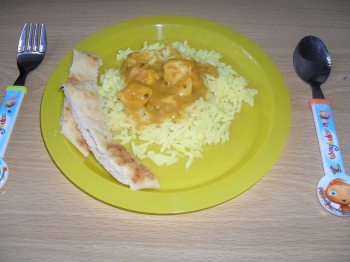 kids chicken curry