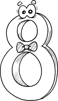 numbers coloring pages