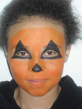 pumpkin face painting