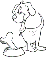 puppy coloring pages 