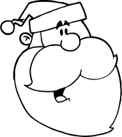 santa coloring pages