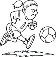 soccer coloring pages