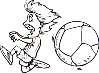 soccer coloring pages