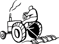 tractor coloring pages