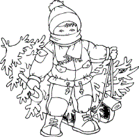 winter coloring pages