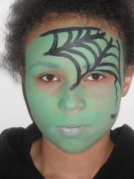 witch face painting