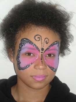 butterfly face painting