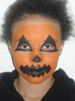 pumpkin face painting